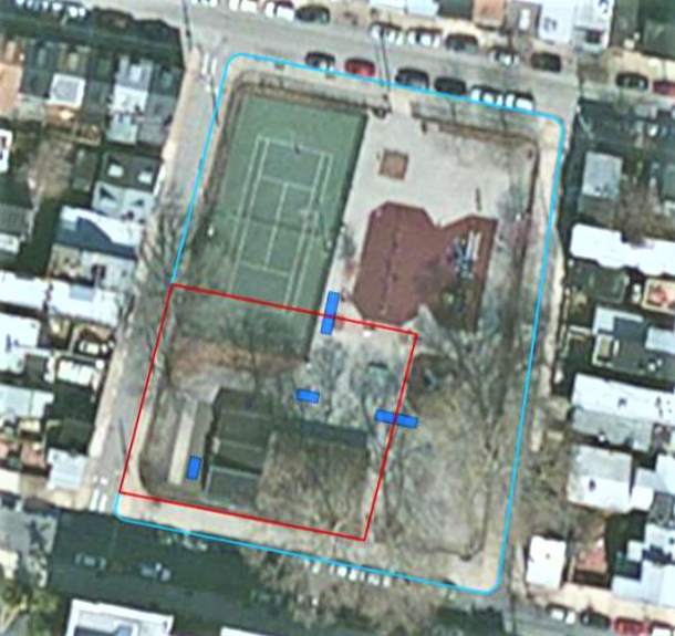 BBG within Weccacoe map