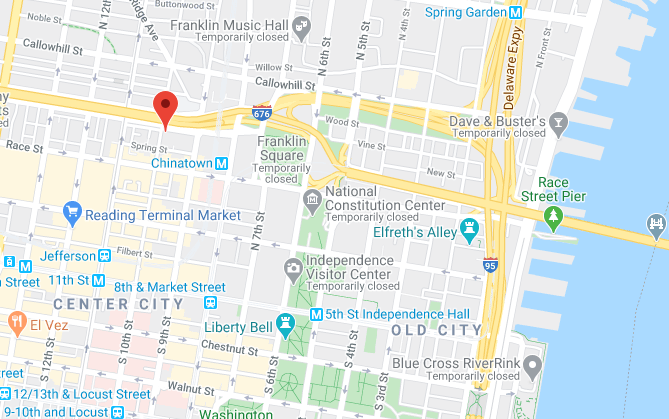 Modern Vine Street Map